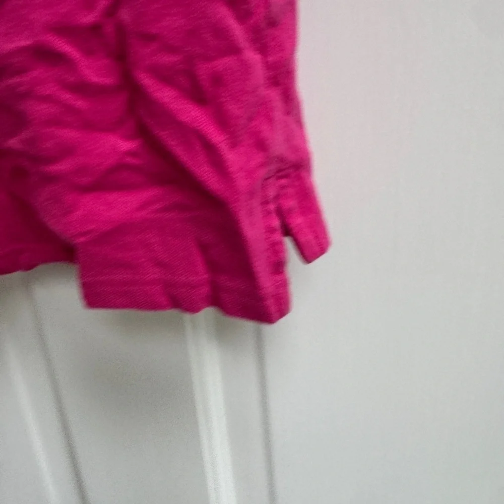 Ralph Lauren 2T Girls Pink Polo Classic Short Sleeve Blouse Top Shirt